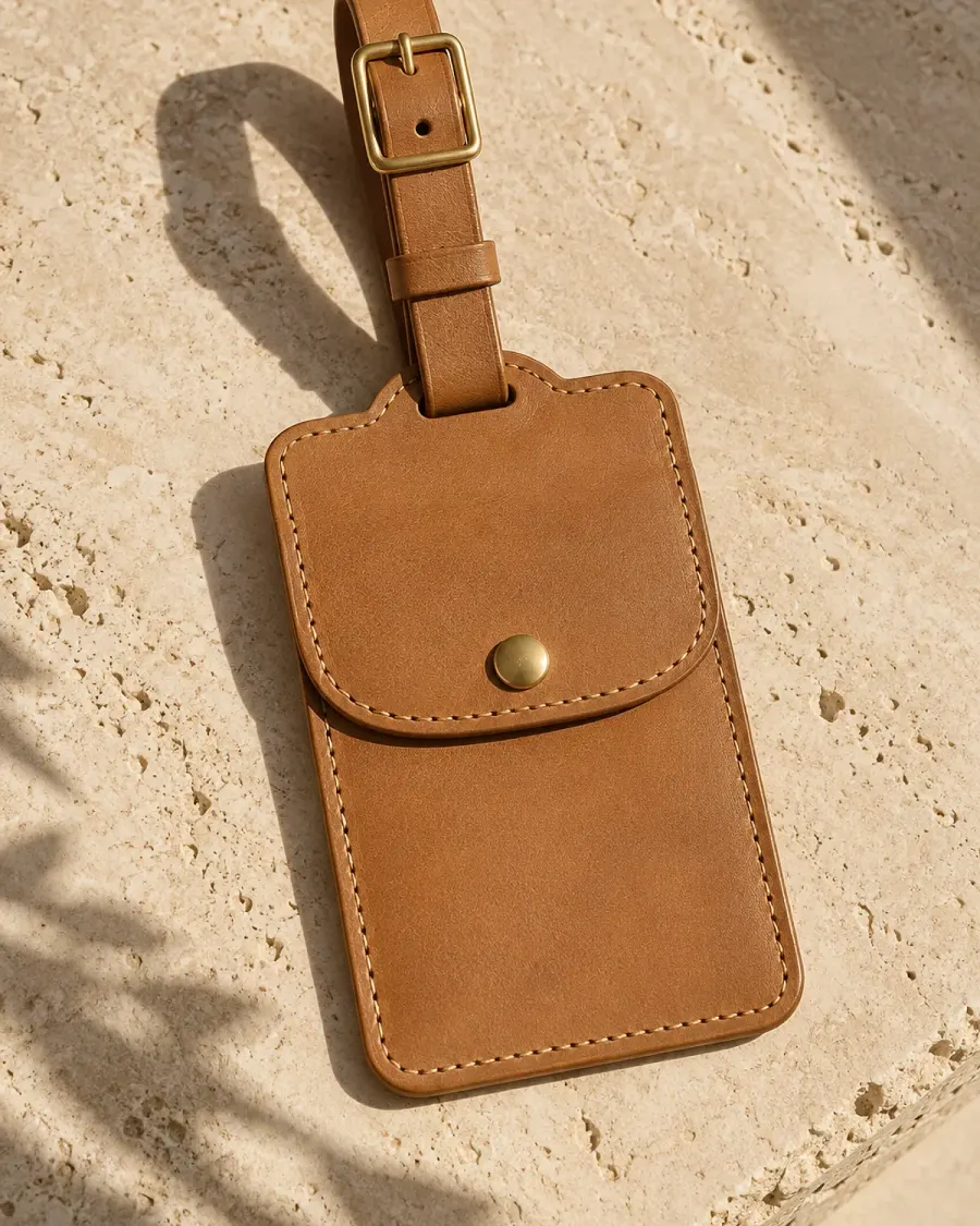 Leather Luggage Tag