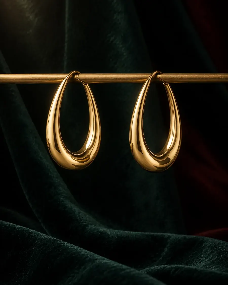 Sculpted Hoops