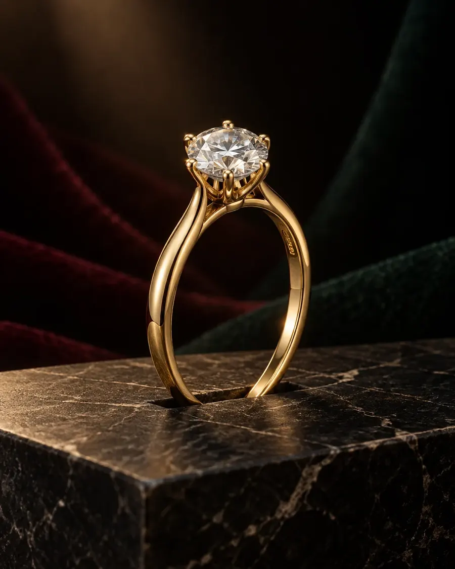 Solstice Solitaire Ring