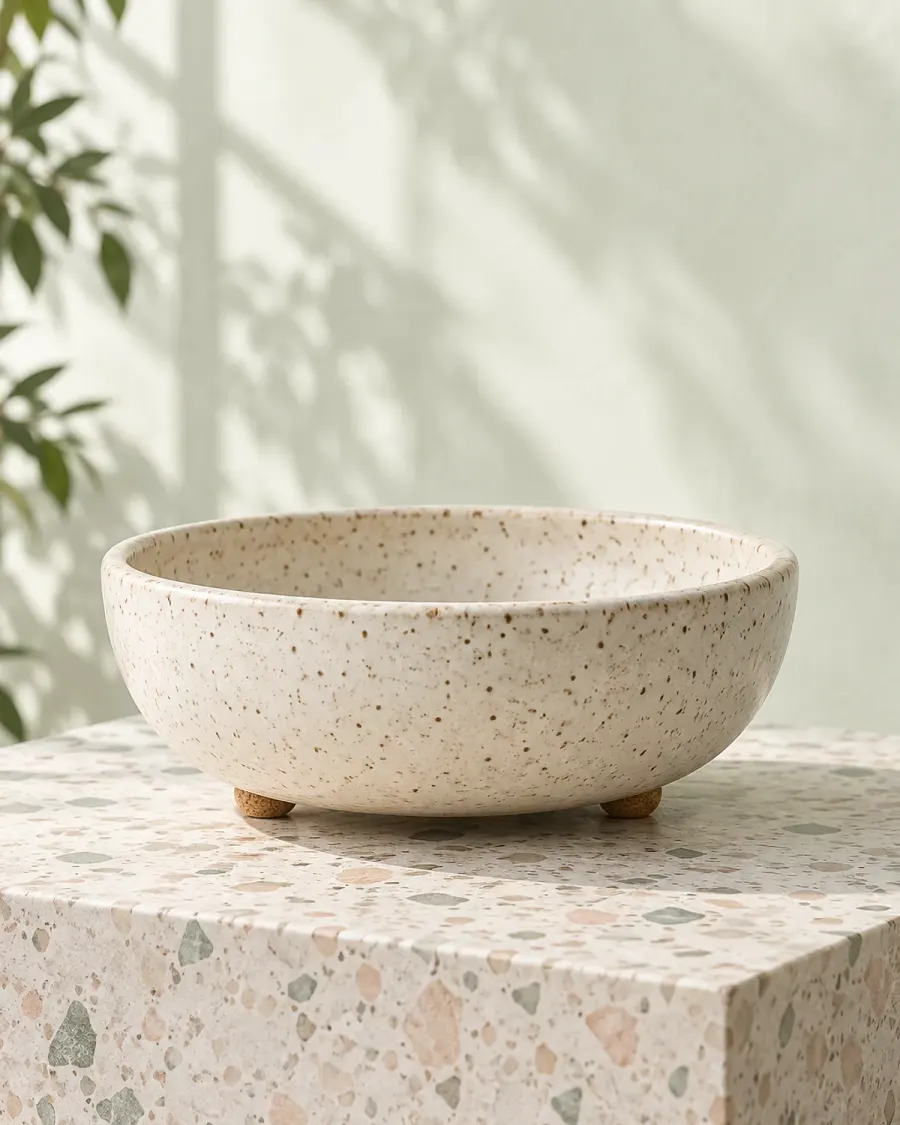 Speckled Succulent Bowl