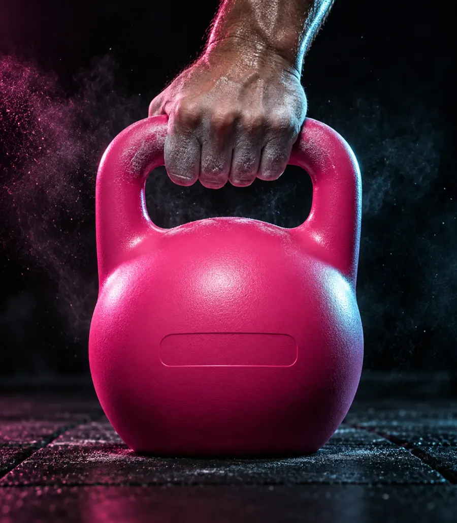 Magenta competition kettlebell